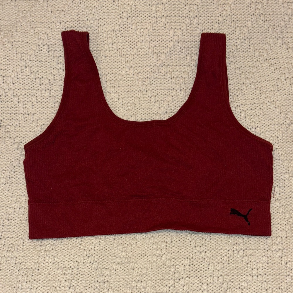 Puma Women's Deep Red Sports Bra